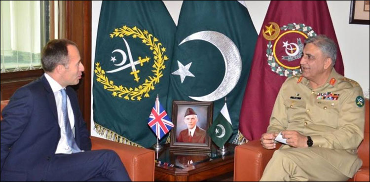 British high commissioner meets army chief