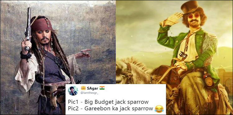 'Gareebon ka Jack Sparrow': Twitter reacts to Amir khan's "Thugs of Hindustan" trailer