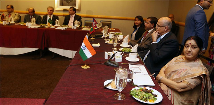 Sushma Swaraj Shah Mahmood Qureshi