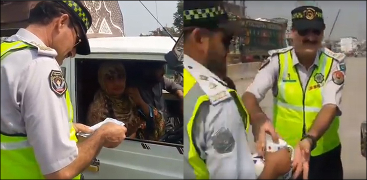 Traffic warden Peshawar Transgender