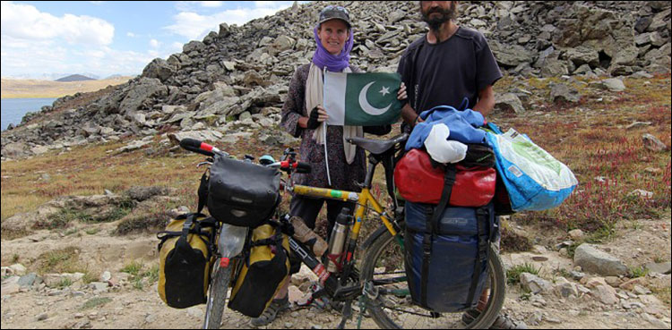 Foreign cyclists visit Pakistan