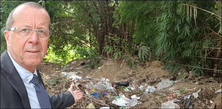 German ambassador garbage Islamabad