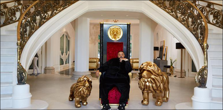 DJ Khaled just launched a new gold furniture line