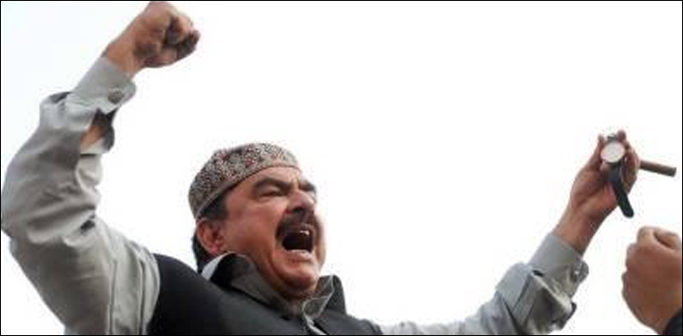 Railways Minister Sheikh Rashid