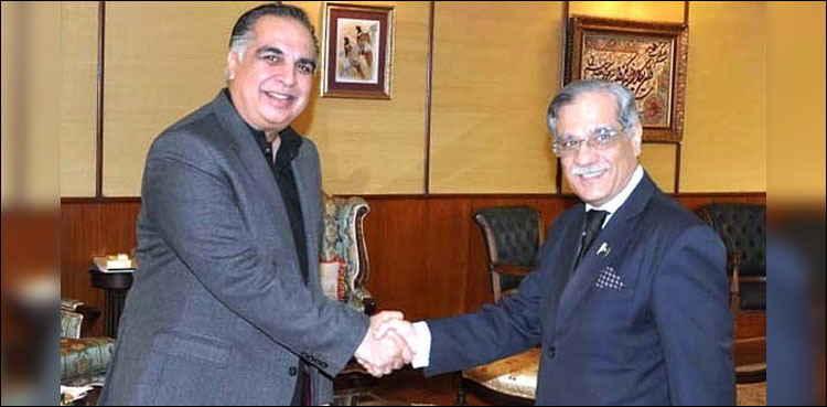 Chief Justice Sindh Governor dams fund