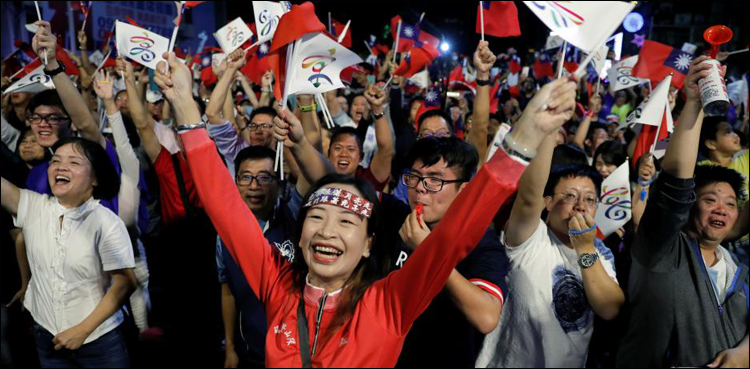 China lauds voters after defeat of Taiwan