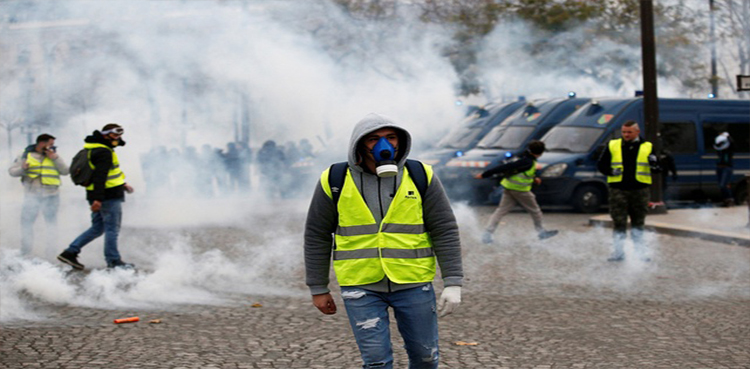 Paris protests, french, macron
