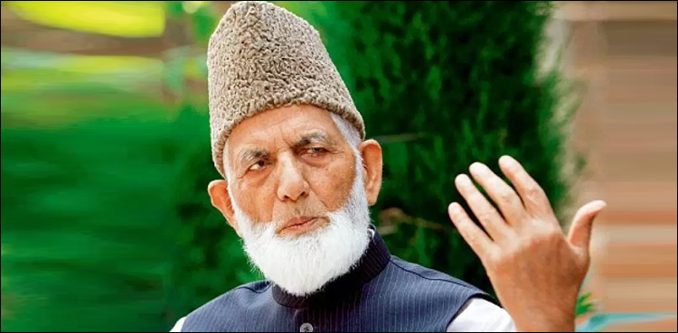 Hurriyat leader Syed Ali Geelani