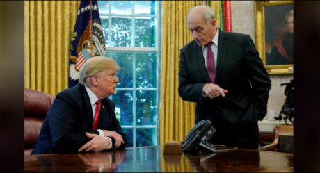 Trump says Kelly will leave chief of staff job at end of year