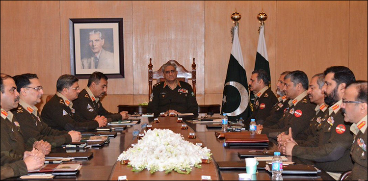 Corps Commanders Conference, COAS, Peace