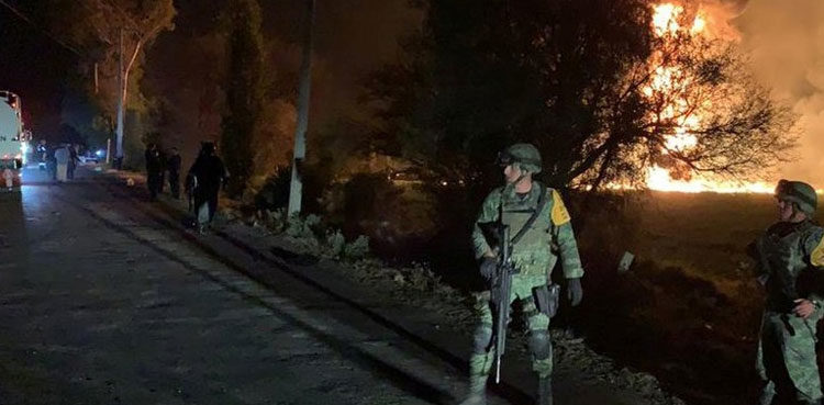 Mexico fire, mexico, fuel explosion,