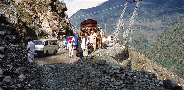 Karakoram highway, ISPR, landslide, FWO