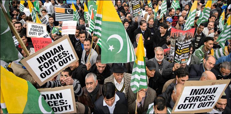 Kashmiris, Sikh protest, London, Paris