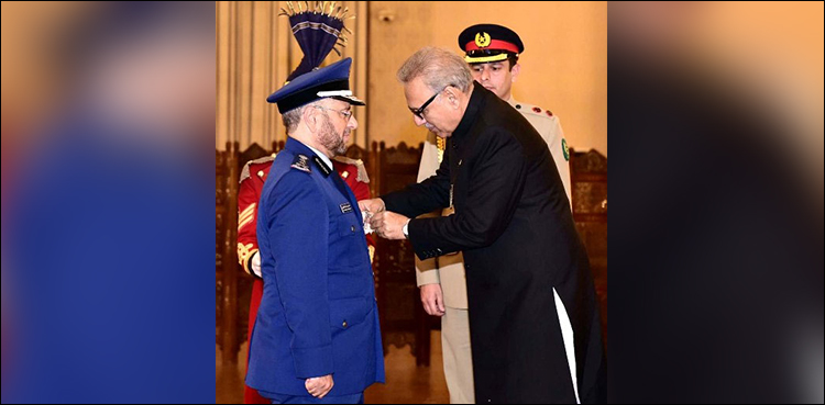Nishan-i-Imtiaz, Arif Alvi, Saudi Arabia
