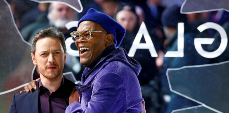 Samuel Jackson, glass, james mcavoy,
