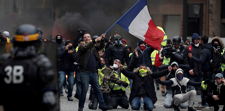 yellow vest, france,