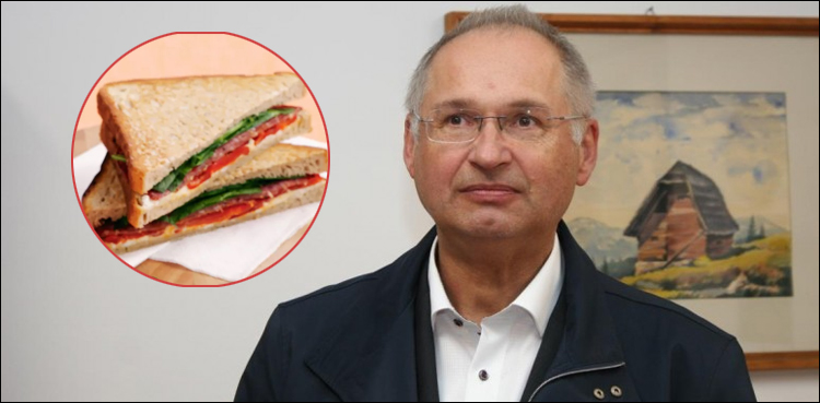 Darij Krajcic, Slovenia, parliament, sandwich,