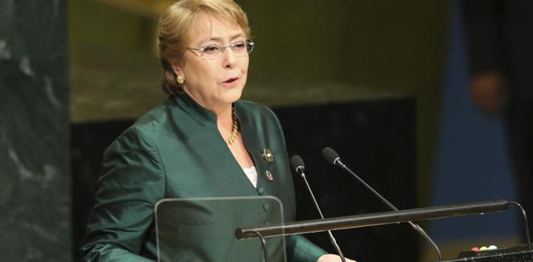 Michelle Bachelet, Venezuela, United States,