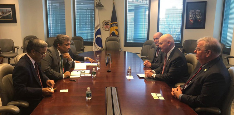 Ali Zaidi, Pak-US, maritime sector