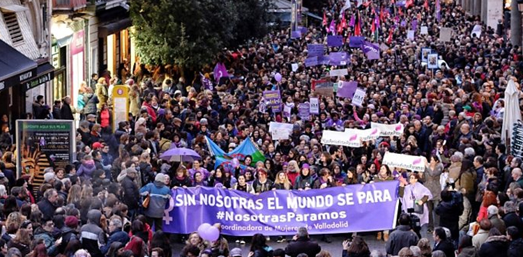 International Women's Day Spain protests