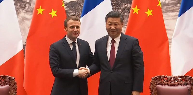 Xi, Macron, China, France, EU,