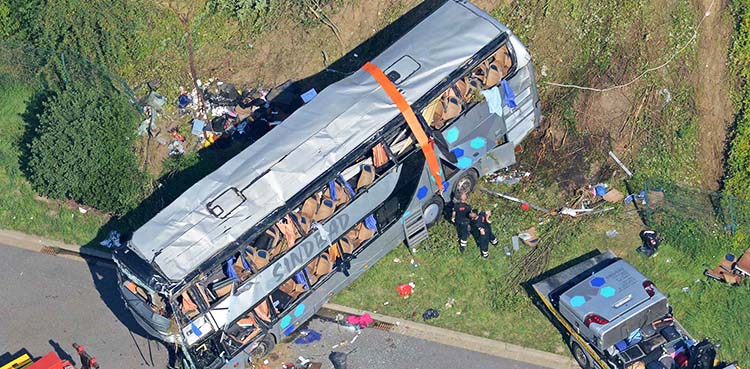 Germany, bus crash, madeira