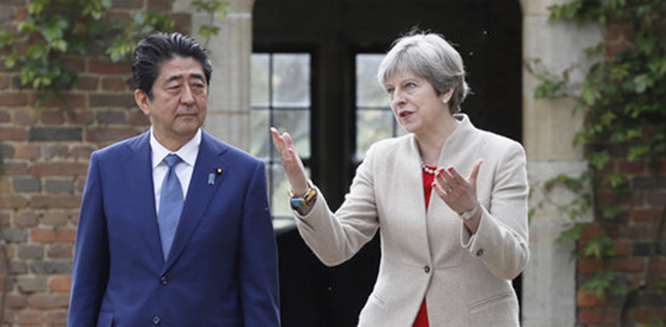 Japan, Britain, Shinzo Abe, Theresa May, Brexit
