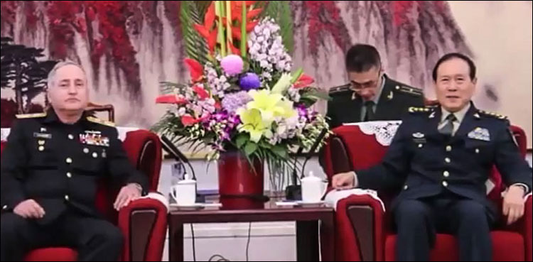 Naval chief, Pakistan, China