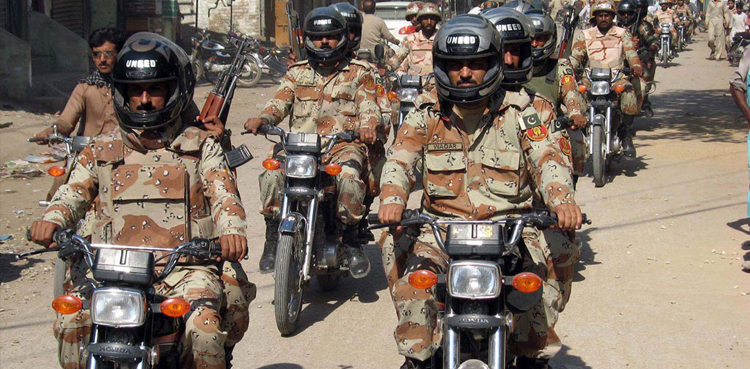Sindh Rangers, apprehend, suspects, Karachi
