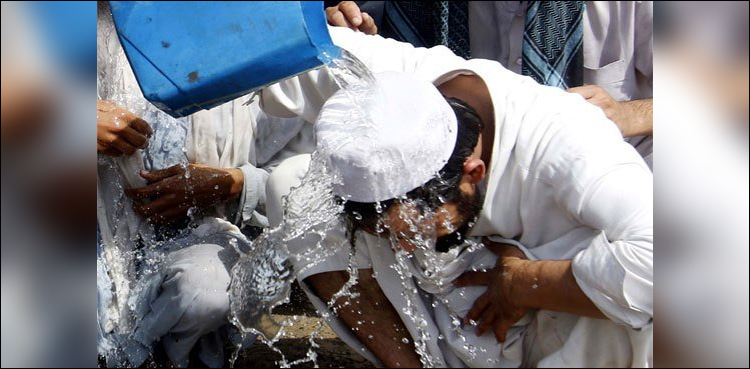 Heat Wave conditions, Pakistan, 10 days