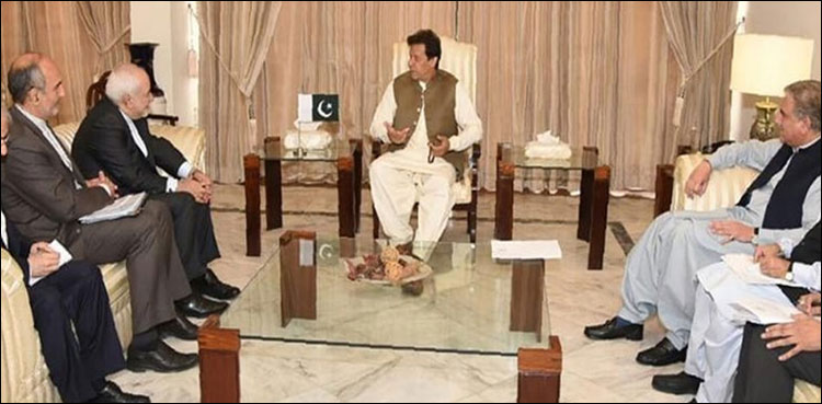 Iranian Foreign Minister PM Imran Khan