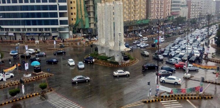 rainy spell, Karachi