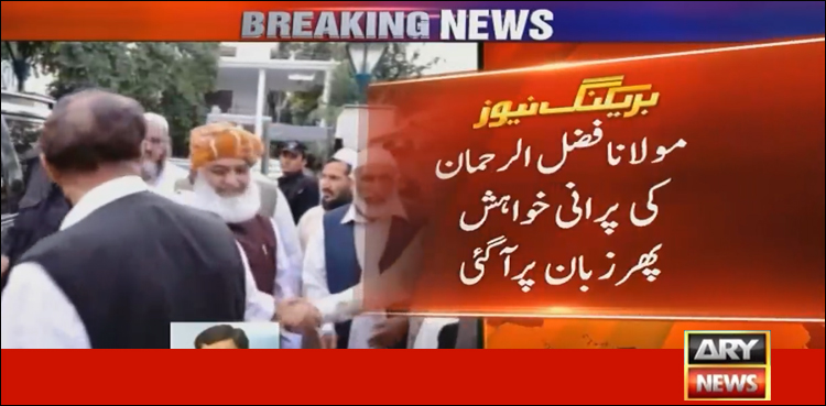 JUI-F chief rejects postponement of APC, insists on opposition’s resignations
