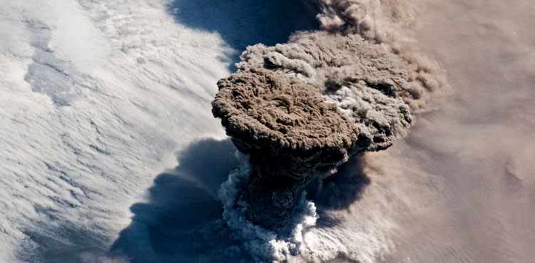 volcanic eruption