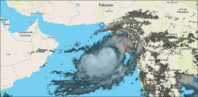 Cyclone Kyarr, Thatta