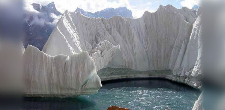 Karakoram Highway, glacial water