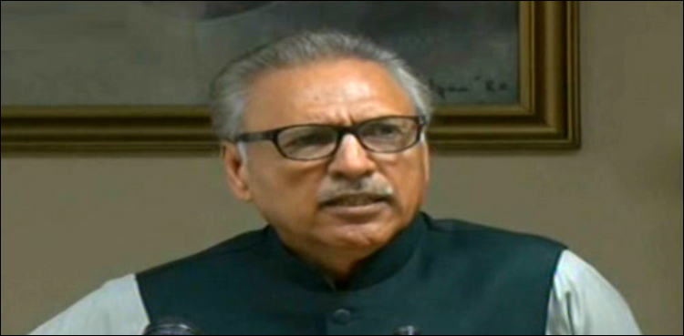 Arif Alvi, coronavirus