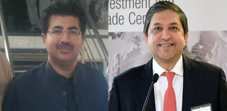 Saleem MandviWalla, Sadiq Sanjrani, Senate
