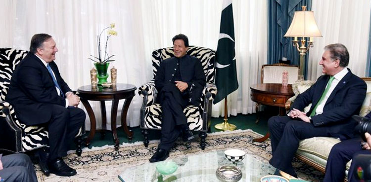 PM Imran, Mike Pompeo