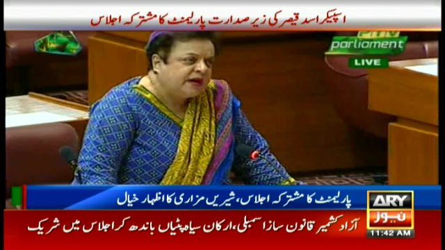 Shireen Mazari, Federal Minister for Human Rights, Kashmir, Occupied Kashmir, IoK, Kashmir