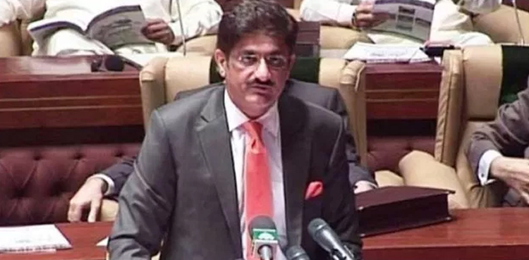 CM Murad Ali Shah Sindh Assembly