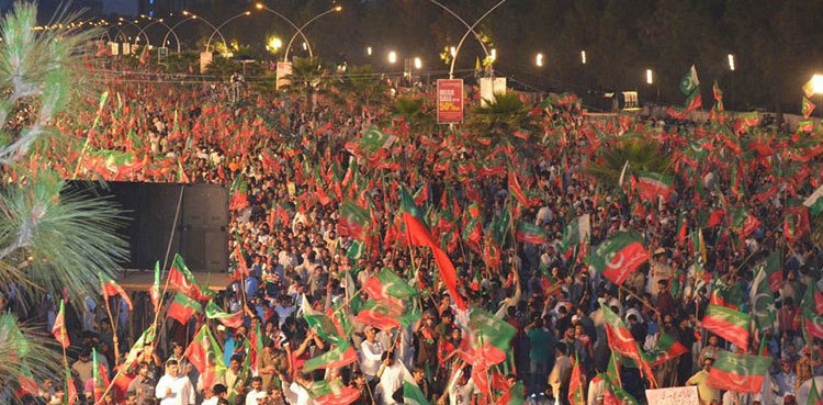 PTI protest