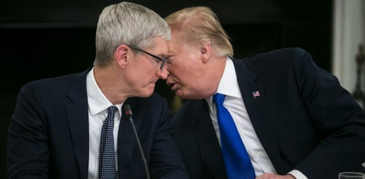 Trump, Appple, Tim Cook, United States, US