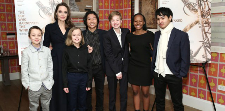 Angelina Jolie, Brad Pitt, kids