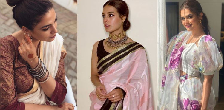 Saree, celebrities