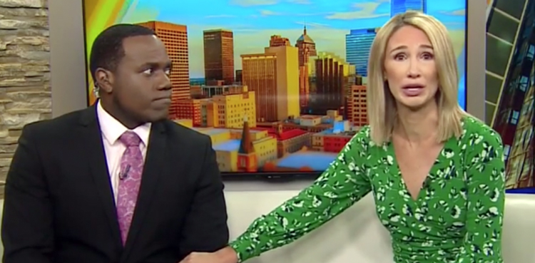 black, co-host, anchor, gorilla