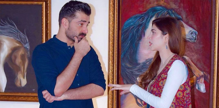 Hamza Ali Abbasi, Naimal Khawar, marriage, wedding