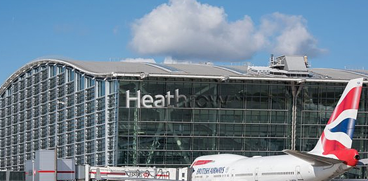 Heathrow airport fire closed