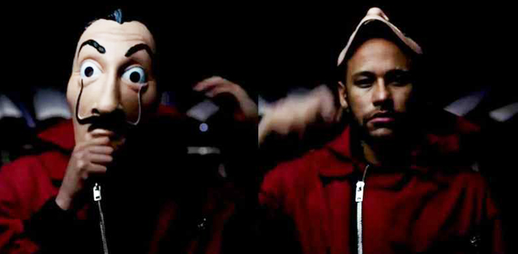 Neymar, Money Heist, Netflix