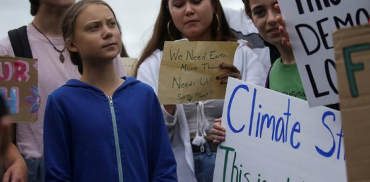 Greta Thunberg fined, disobeying police, Sweden